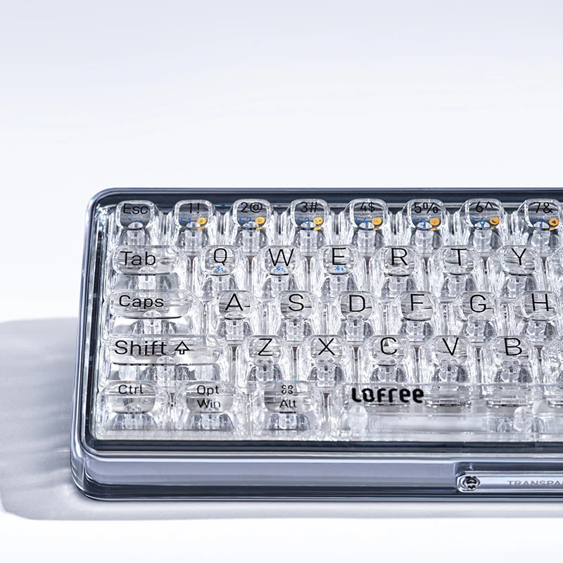 

Transparent Mechanical Keyboard 68 Keys Gaming Office Gaming Computer Keyboard Multiple Equivalents Office Supplie Holiday Gifts