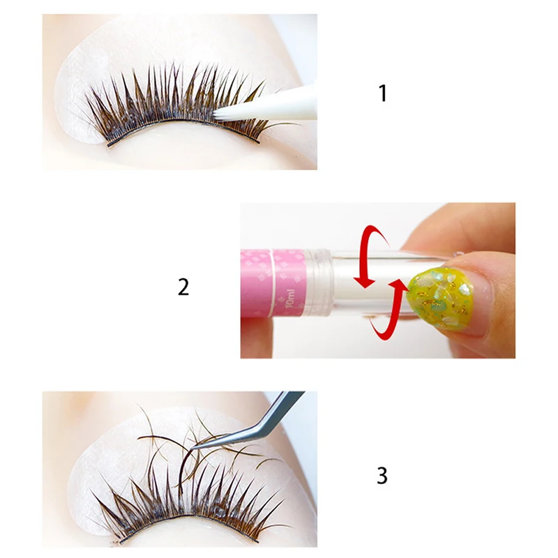 

10ml Eyelash Extension Glue Remover Transparent Non-irritating Quick Drying Adhesive Gel Remover Eye Lashes Make Up Remover Pen