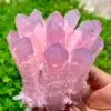 Natural Purple Pink Cluster Flower Energy Gem Reiki Healing Room Office Decoration Gift 1