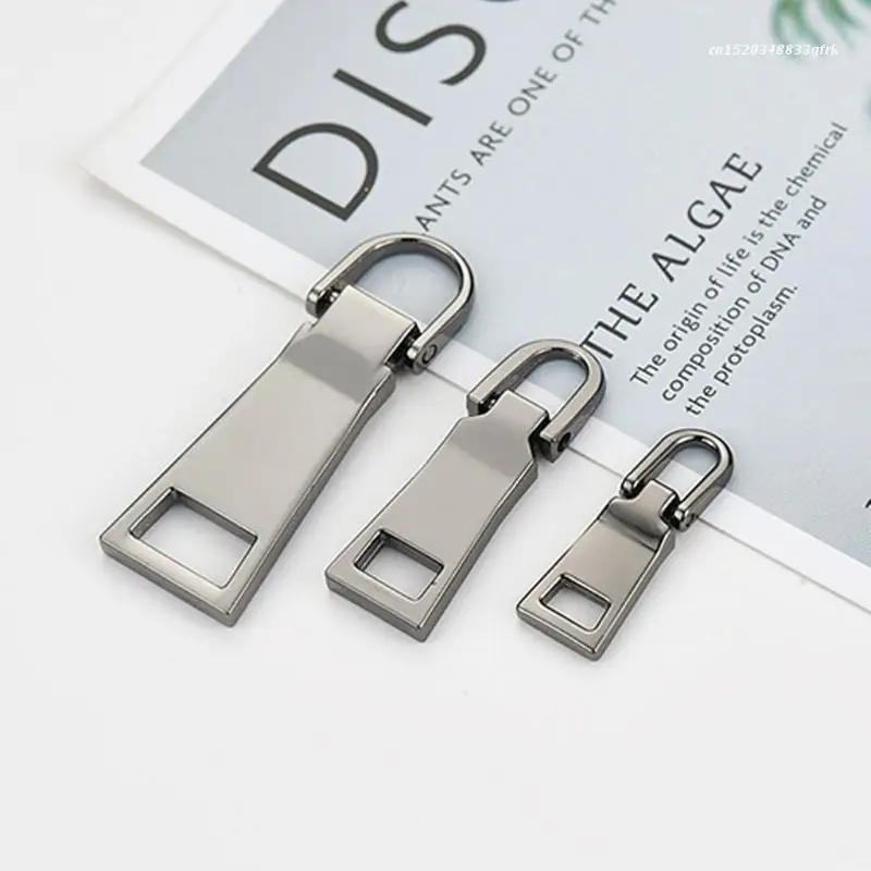 INF Vervangingsset voor verwijderbare metalen ritstrekkers - 8 stuks goud