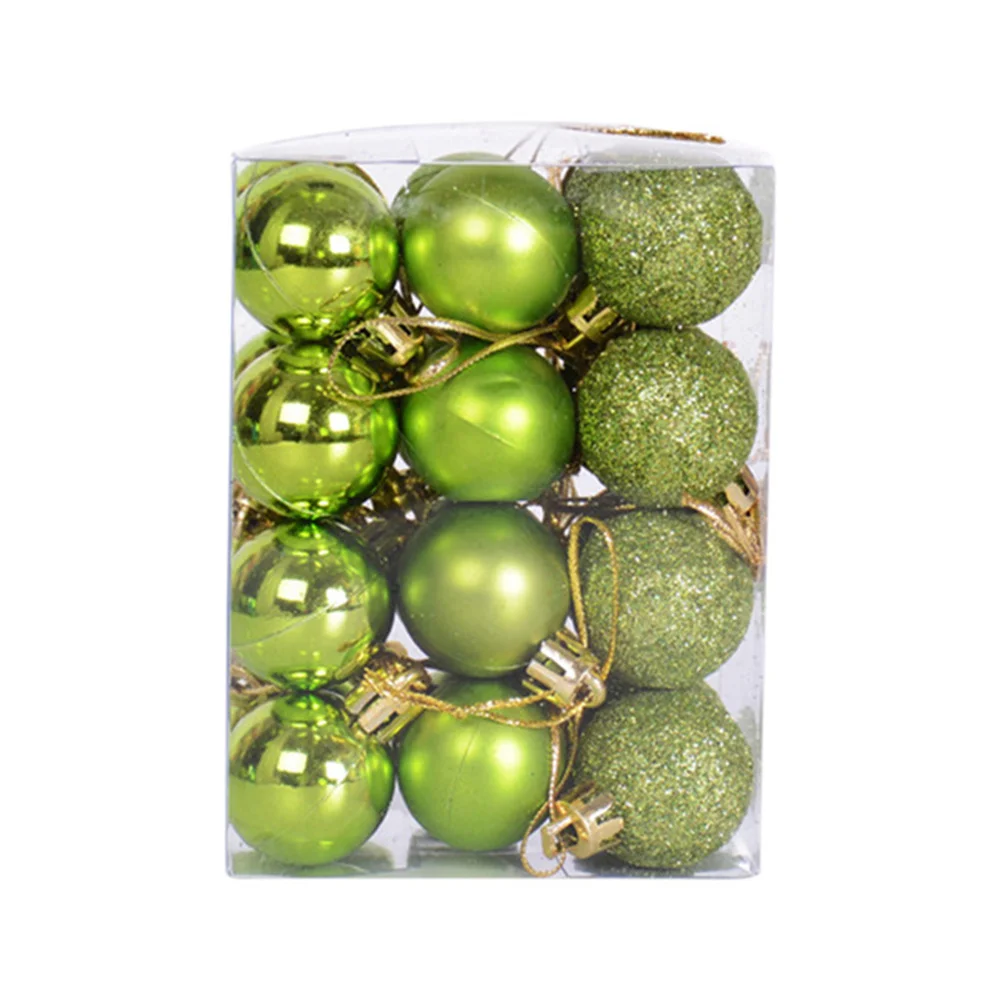 thumbnail image 1 of Bolas de Navidad de 3/6 cm, adornos para árbol de Navidad, bolas colgantes, decoración para fiestas en el hogar, decoración de Navidad de Año Nuevo 2024, 1 of 5