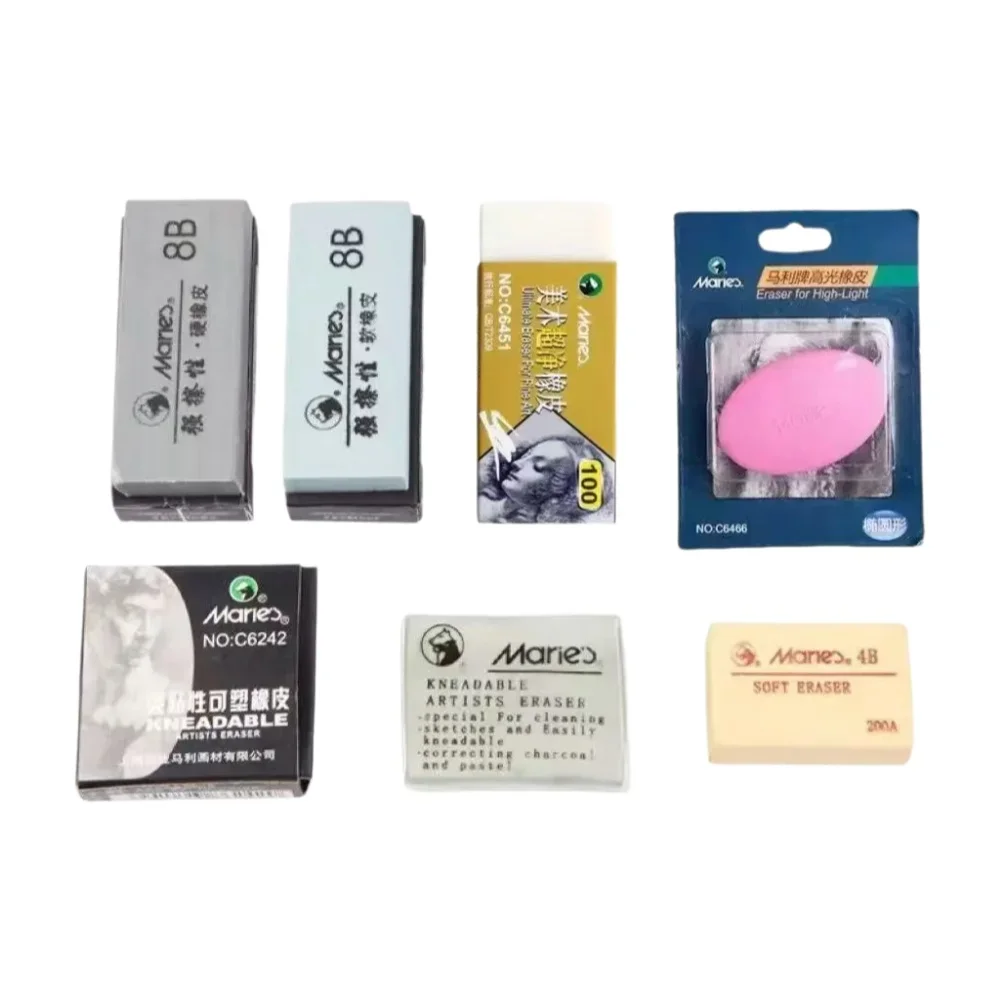 Maries Painting Plasticity Rubber Soft Eraser Wipe highlight Kneaded Rubber For Art Drawing Design Sketch Plasticine Stationery 1 Maries Painting Plasticity Rubber Soft Eraser Wipe highlight Kneaded Rubber For Art Drawing Design Sketch Plasticine Stationery 1