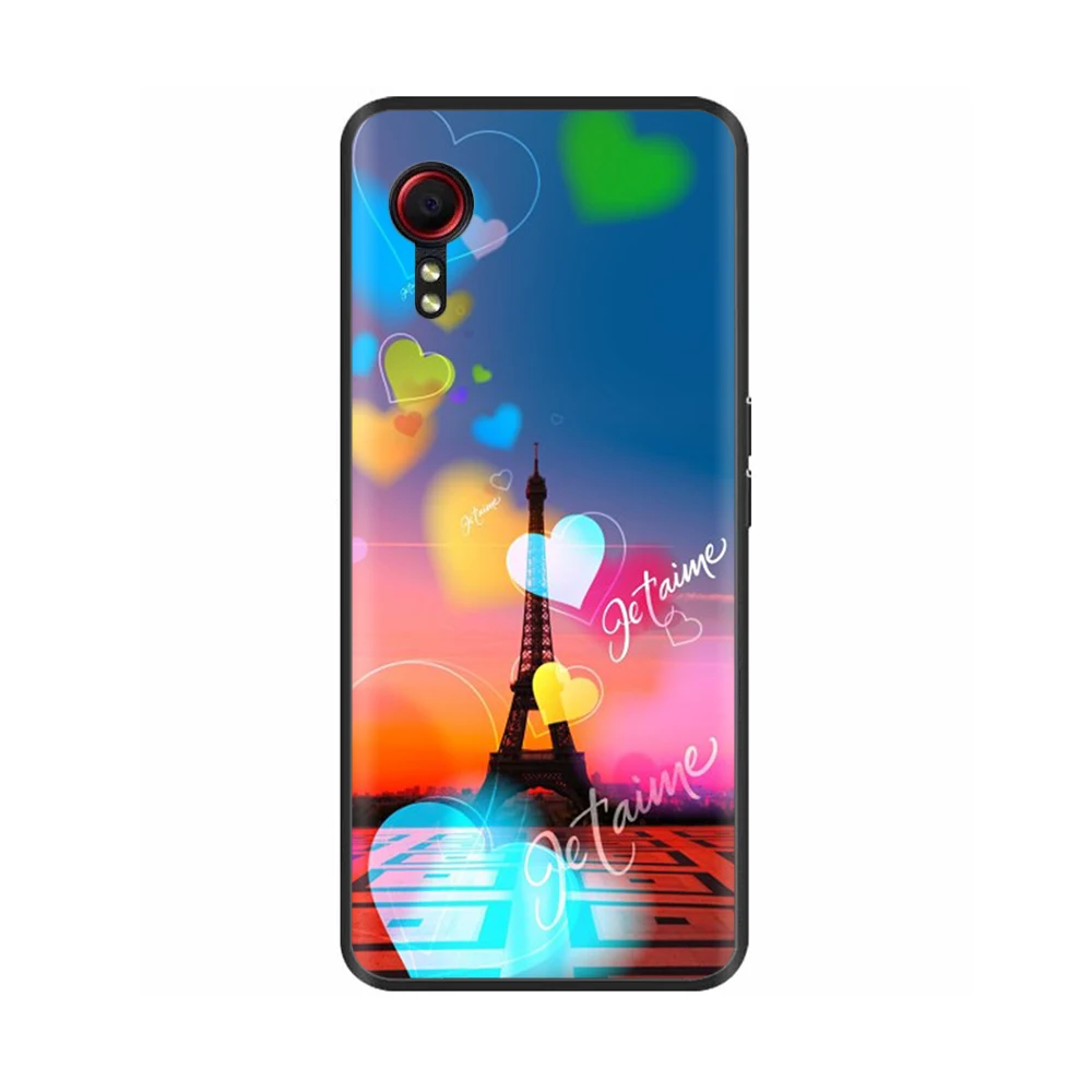 Soft Black Silicone Bumper Phone Case