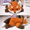 40/55/65 Kawaii Fox Little Raccoon Plush Pillow Limbs Increase Weight Soft Fox Plush Doll Sofa Decorate Holiday Gifts 4