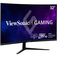 OMNI VX3218-PC-MHD 32 Inch Curved 1080p 1ms 165Hz Gaming Monitor with FreeSync Premium, Eye Care, HDMI and Display Port 1