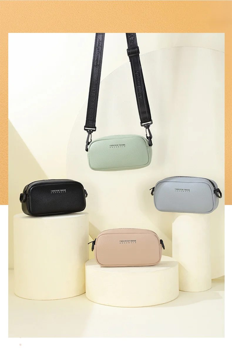 Nowa torba typu crossbody na lato, modna, swobodna, duża pojemność, damska, mała, zapinana na zamek_voghion.com