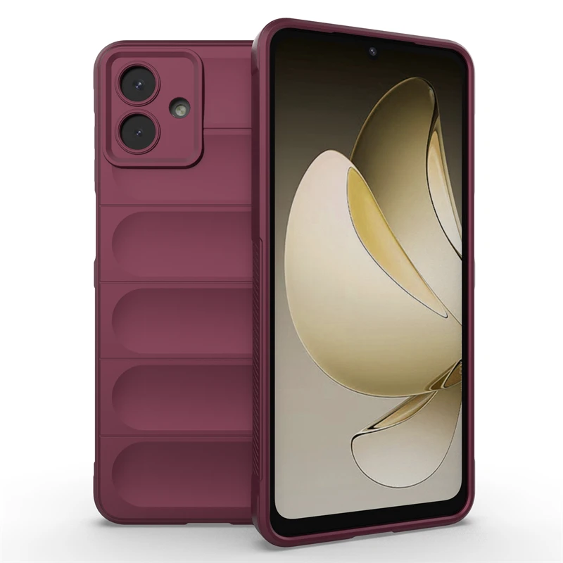 Durable Anti-Knock Soft TPU Silicone Full Back Cover in Black