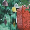 Lucky Temple Clear In Wind Chimes Single Leaf Hanging Bell Home Accessories Metal Wind Chime Iron Wind Decoration Ornament 2