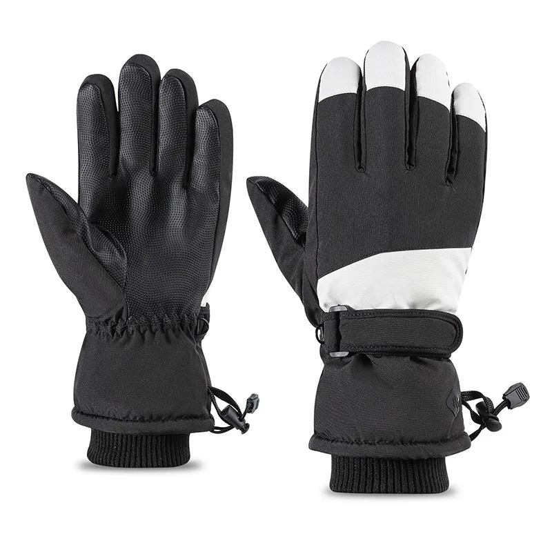 Men's Women's Glove Winter Ski Snowboard Waterproof and Warm Thick Touch Screen Gloves Outdoor Snow Warm Running Cyclying Gloves 6