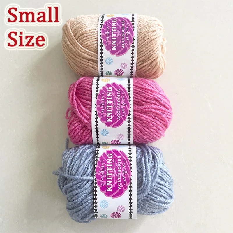 3pcs/6pcs Threads for Knitting Soft Milk Cotton Wool Yarn for Scarf Sweater DIY Needlework and Crochet 3