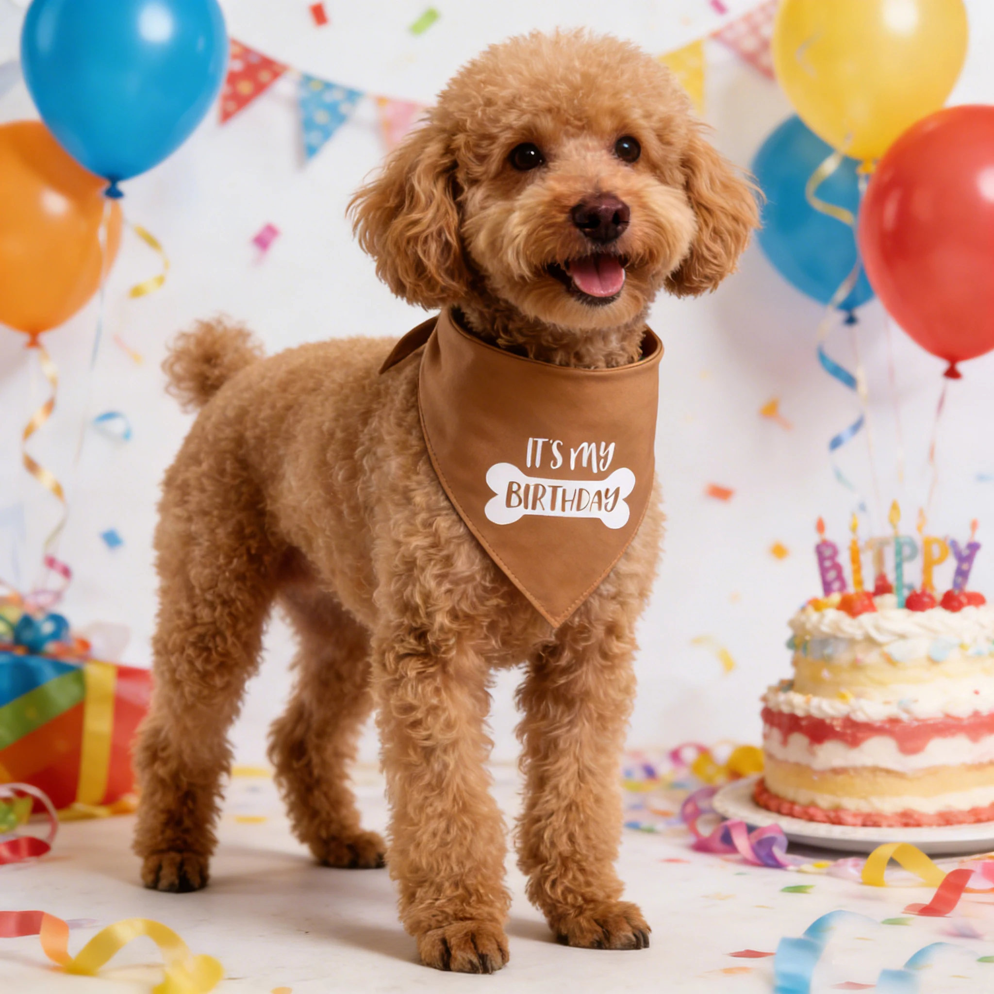 Sucado Es Ist Mein Geburtstag Hundehalstuch, Happy Birthday Party-Zubehör, Geburtstagsfeier Dreieckstuch für Haustiere – Detail 12