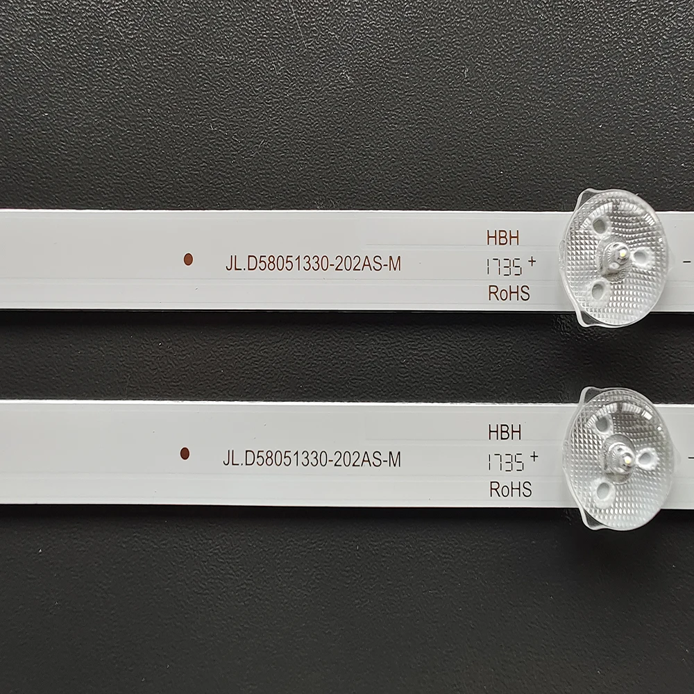 Conjunto = 10 Pcs Led Backlight Lâmpada para Skyworth 58 tv 58g2a 58g3 58k5d 58f55 Jl.d58051330202as-m V580dj4-md1 Apt-lb1703858g31.2 - Imagem 6