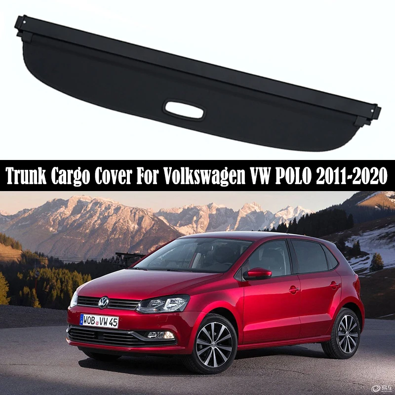 Trunk Cargo Cover For Volkswagen Vw Polo 20112020 Security Shield Rear