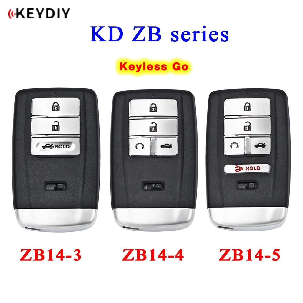 

KEYDIY ZB14-3 ZB14-4 ZB14-5 Universal ZB Series Remote KD Smart Key for KD-X2 KD-MAX Car Key Remote Fit More than 2000 Models