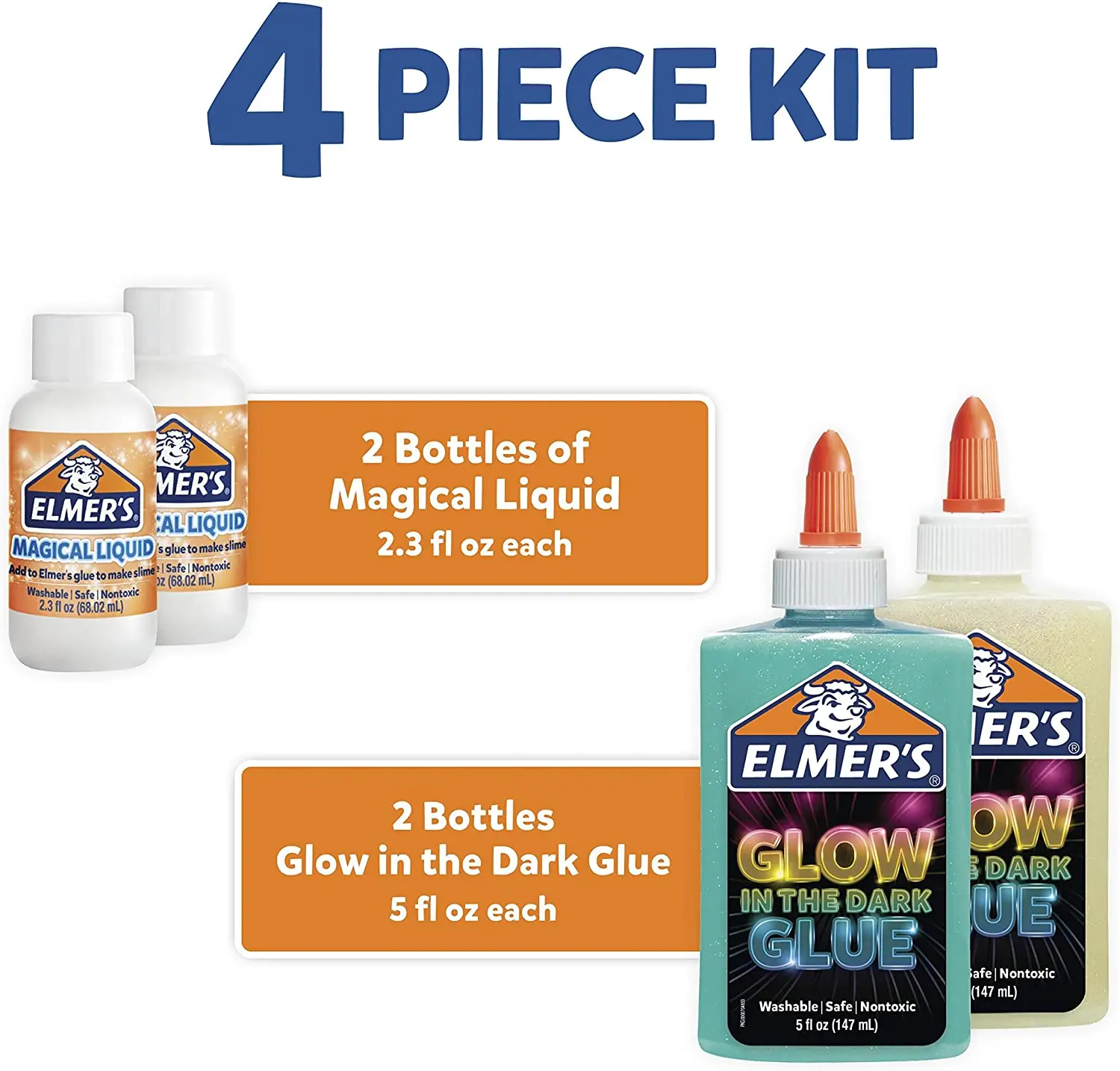 Elmers Orange Toy Slime