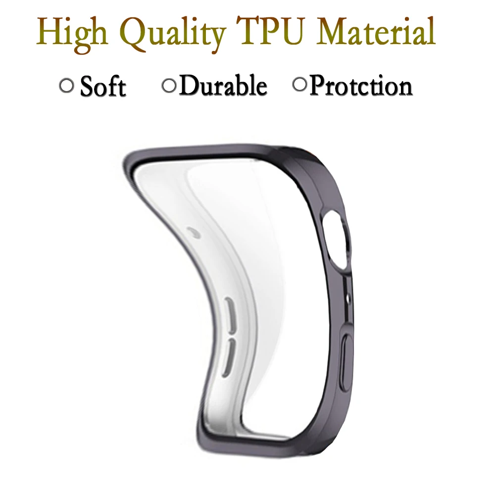 Soft and Flexible TPU Protective Shell for Huawei Watch Fit 5 - Durable Screen Protection Cover