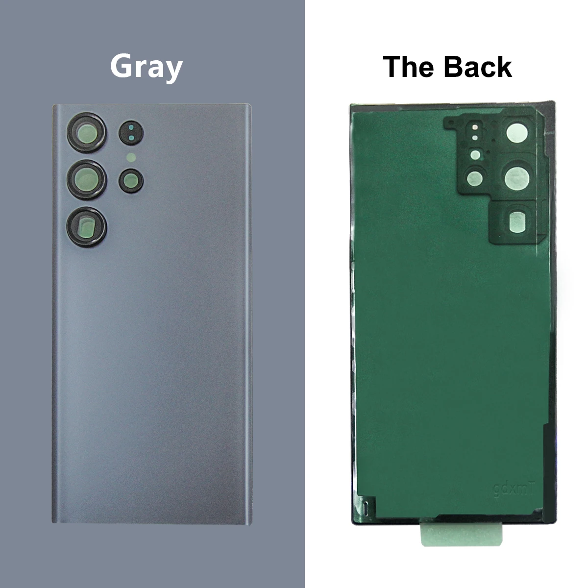 삼성 S23 울트라 SM-S918B/DS SM-S918U SM-S918U1 SM-S918W 배터리 백 커버 수리 어셈블리 카메라 렌즈 교체