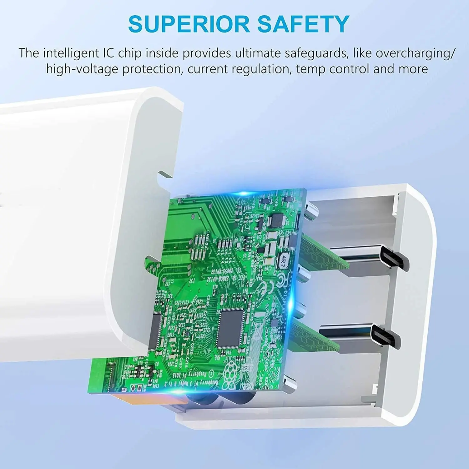 Dual PD Fast Charger USB Type C 40W Quick Charge Power Adapter For iPhone 16 15 14 13 iPad iPod USB C Charger USB Type C Cable BEST SELLERS