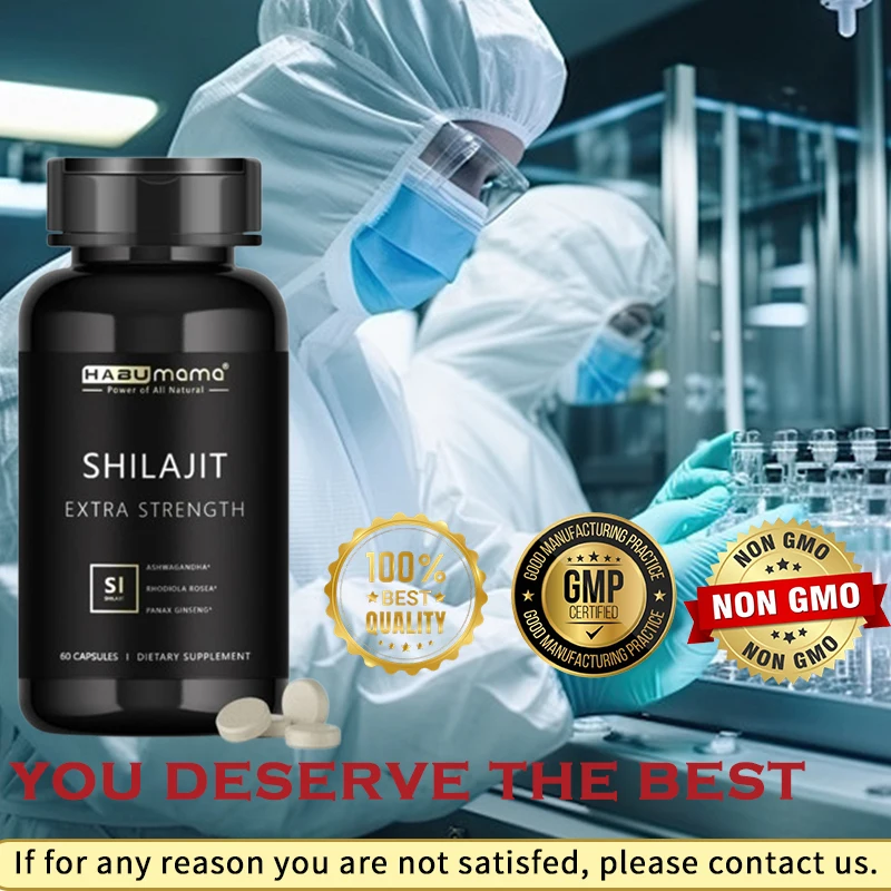Shilajit Resin Supplements Powerful High-Purity Original to Improve Performance