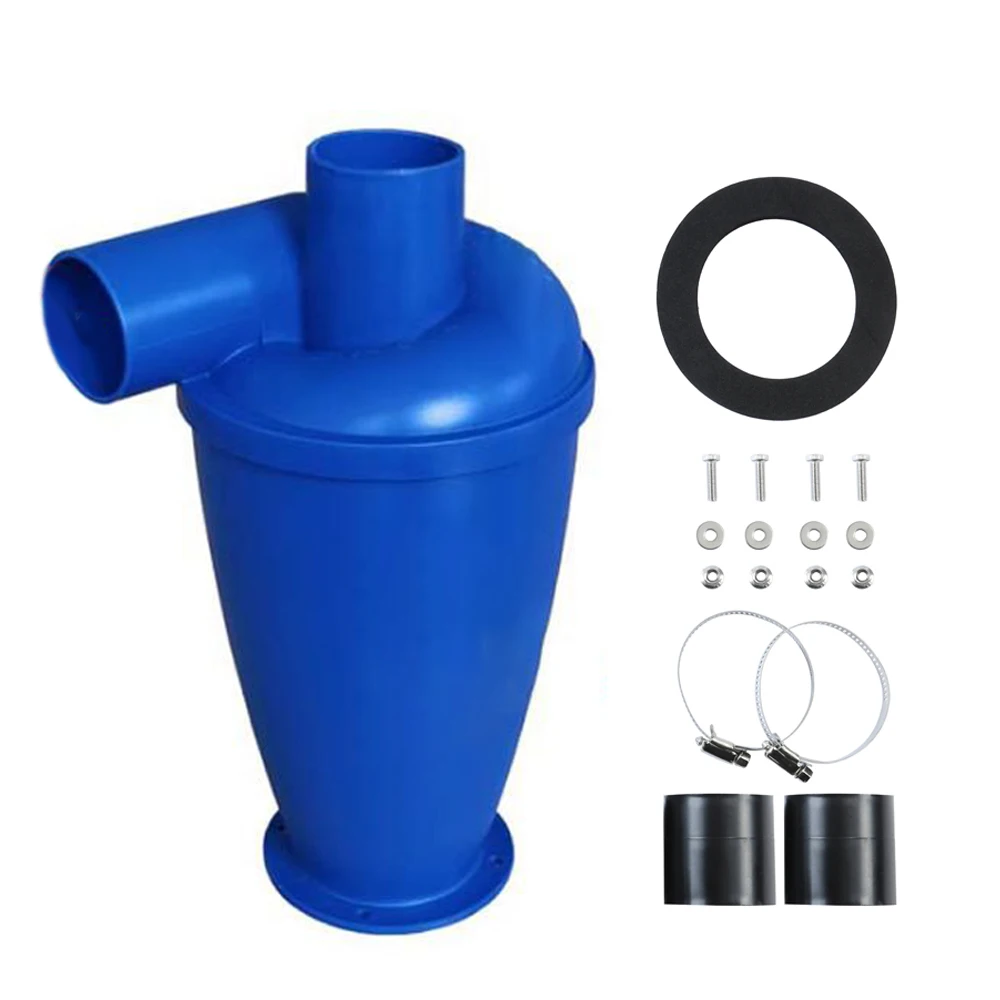 Upgraded Dust Cyclone Collector DIY Turbocharged Industrial Extractor Canister Vacuum Cleaner Home Cleaning with Flange Base Upgraded Dust Cyclone Collector DIY Turbocharged Industrial Extractor Canister Vacuum Cleaner Home Cleaning with Flange Base