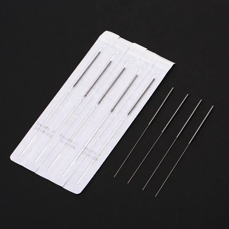 100pcs/box Chinese Acupuncture Needle Disposable Tube Needle One Needle with One Guide Tube Beauty Massage Tradition Tools