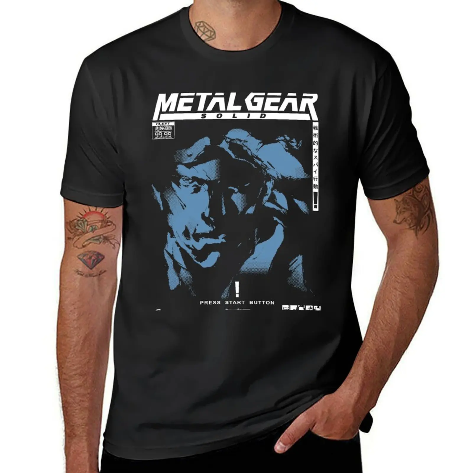 

MGS1 - Snake T-Shirt tees oversizeds fruit of the loom mens t shirts