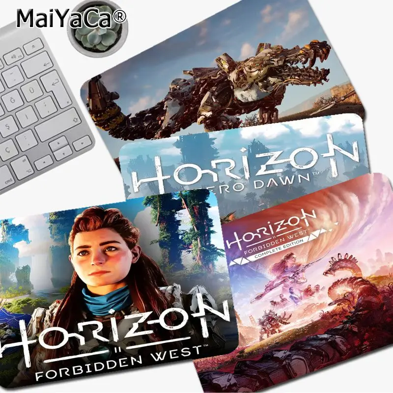 

Horizon Zero Dawn Game Mousepad Rubber Small Thickened Mouse Pad Gaming Keyboard Table Mat Office Supplies Room Decor Carpet