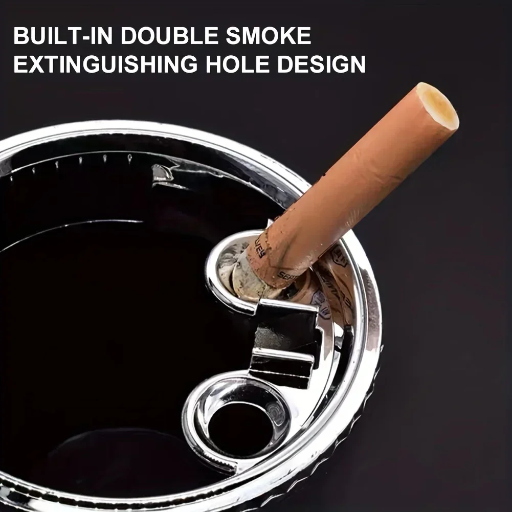 منفضة سجائر للسيارة بإضاءة LED