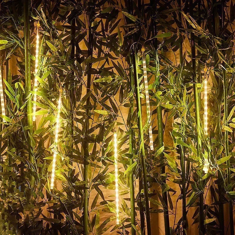 Description Picture 2 of item32/24/16/8 Tube LED Garden Garland Fairy Light Outdoor Lighting Meteor Shower Light String US/EU Plug Christmas Street Decor