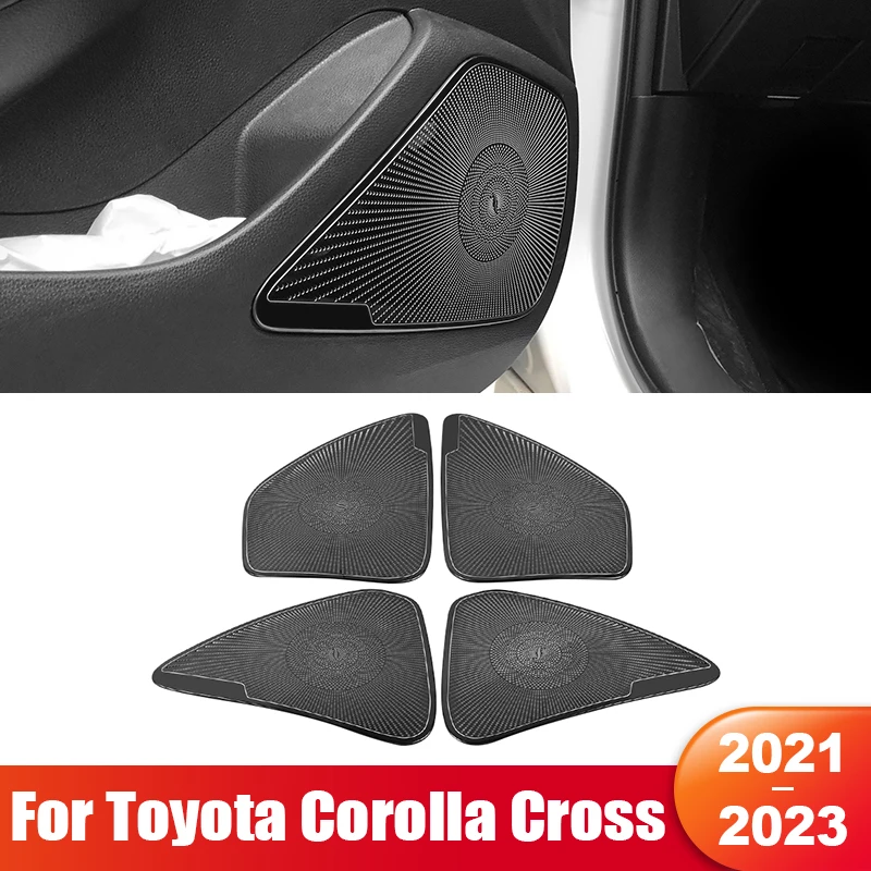 

Гибридные наклейки из нержавеющей стали для Toyota Corolla Cross XG10 2021 2022 2023