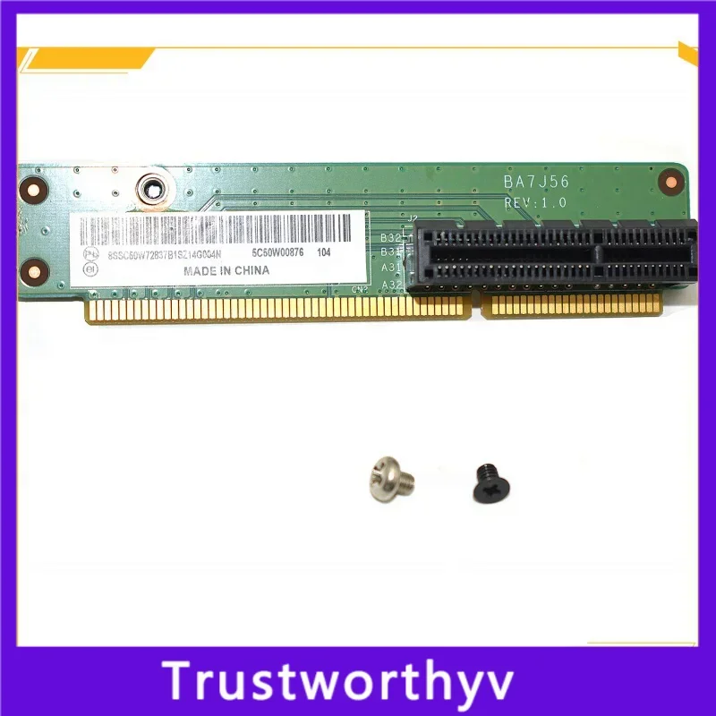 Muslimnew Bld Tiny6 Pclex4 Riser Card Per Lenovo Thinkcentre M90Q Gen 2 Desktop Thinkstation P340 P350 Tiny Workstation