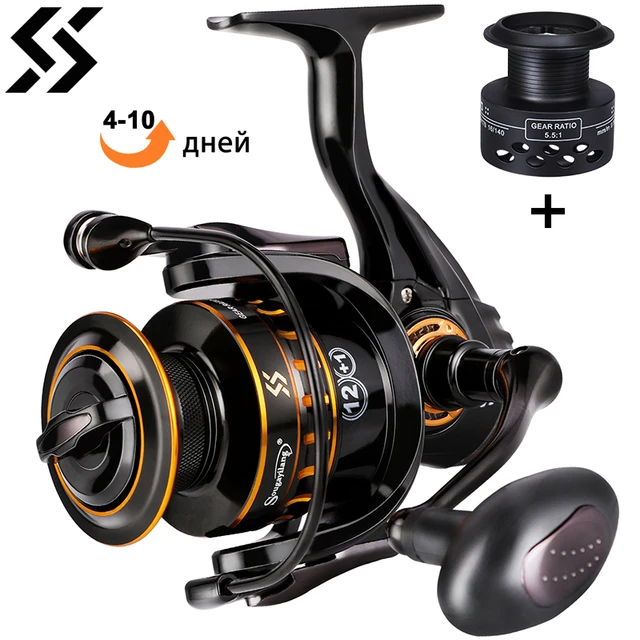 10+1bb Sea Fishing Spinning Reel Saltwater Ultralight Aluminum Spool 5.1:1  Gear Ratio High Speed Freshwater Carp Bass Pike Trout - Fishing Reels -  AliExpress