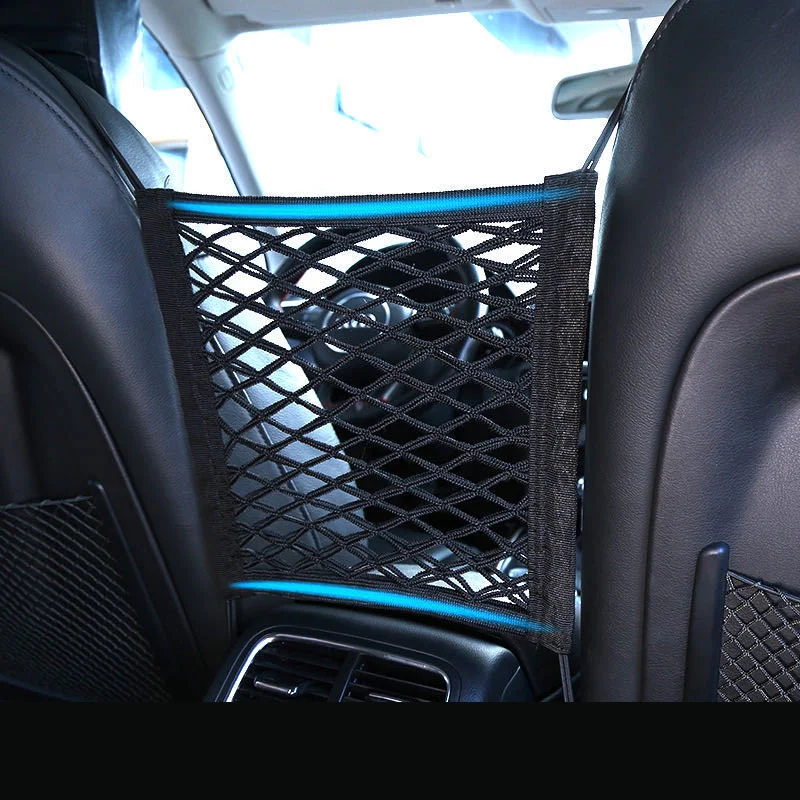 Upgrade Cargo Net For Motorcycle Helmet Storage High-Elastic Double Layer Bungee Net With 4 Strong Hooks Car Strap Rack Motorcycle Cargo Net Motorcycle Bungee Net Motorcycle Luggage Net