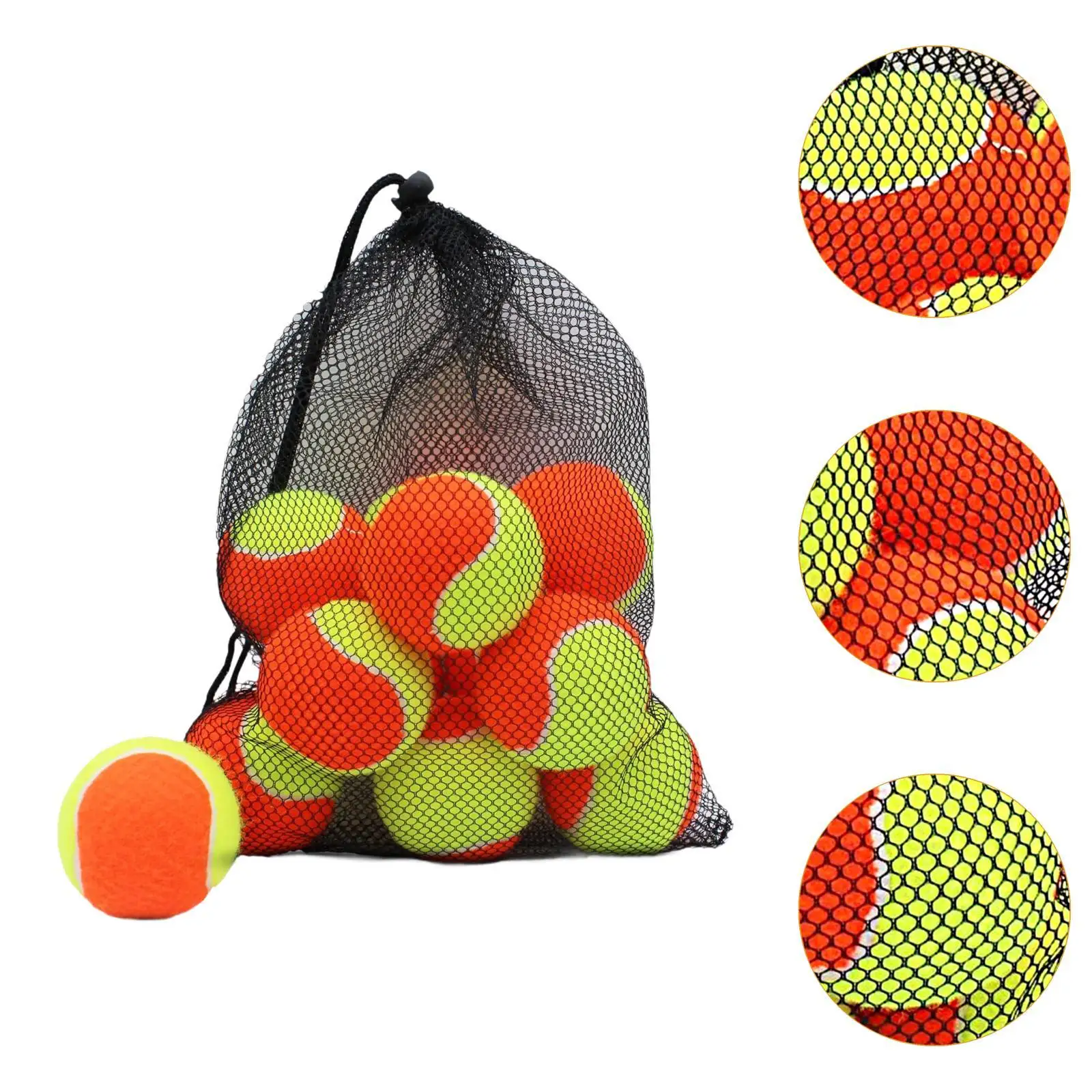 20 Pieces Tennis Balls Elastic Balls Playing Dogs Toy 64 mm Dia