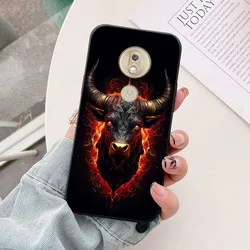Soft TPU Silicone Phone Case Cover with Bumper for Moto G7 Power (TW01DMN)