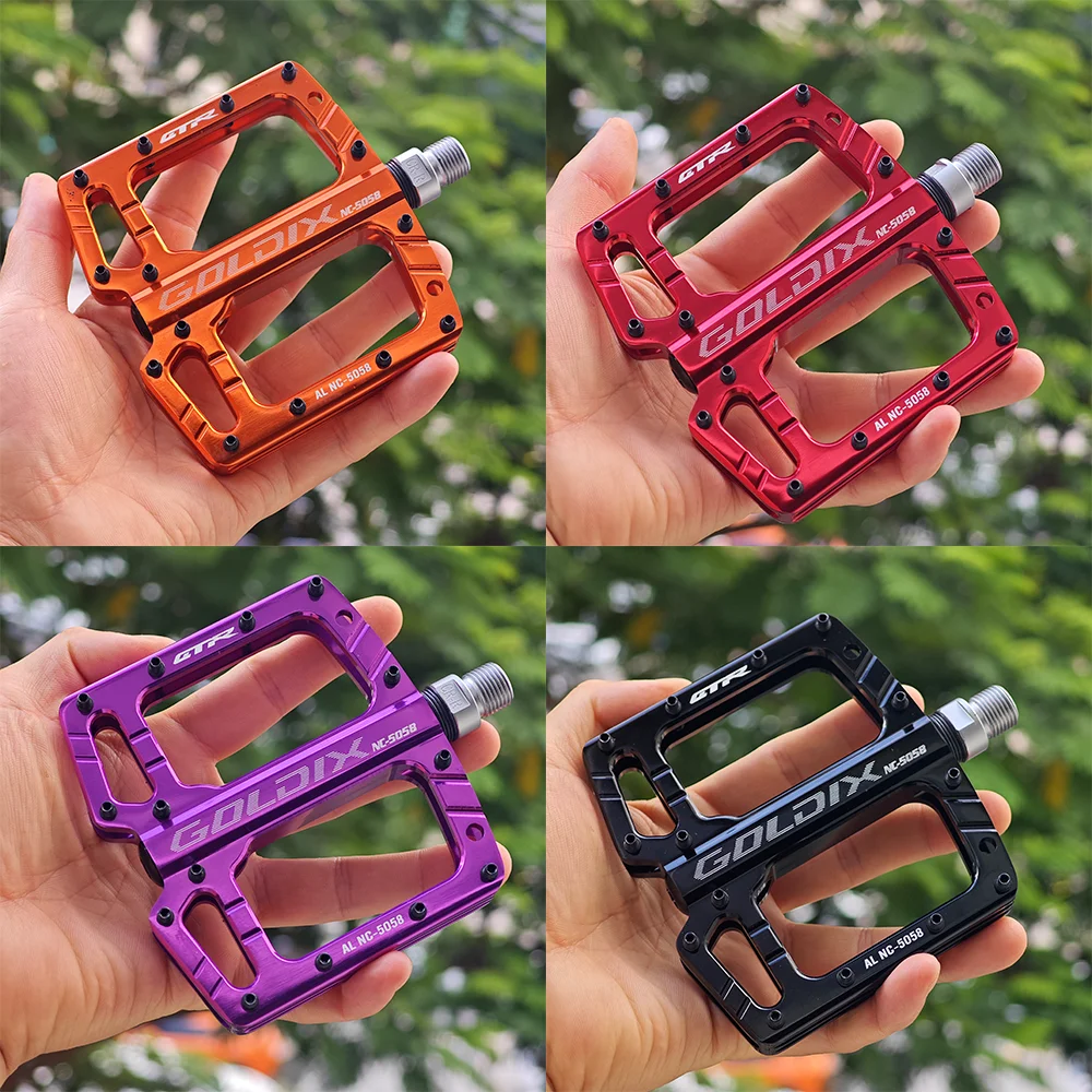 GOLDIX Ultra-Light Aluminum Alloy Anti-Slip Pedals