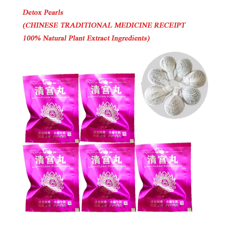 Vaginal Detox Tampons 20pcs/lot Yoni Detox Pearl Cleansing Vagina Female Uterine