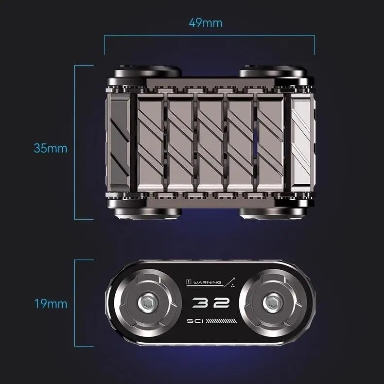 

Новый продукт, милая игрушка Jue Tank EDC для массажа рук, для взрослых, для снятия стресса, металлическая игрушка с гироскопом и трещоткой