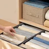 Large three-dimensional wardrobe fabric storage box clothes jeans storage box drawer-type household folding storage box 3