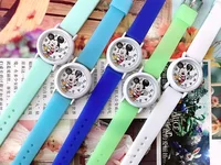 Disney Mickey Mouse Cartoon Kids Watches Waterproof Soft Silicone Watch Band Luminous Children Quartz Watch for Boys Girls Gifts 2