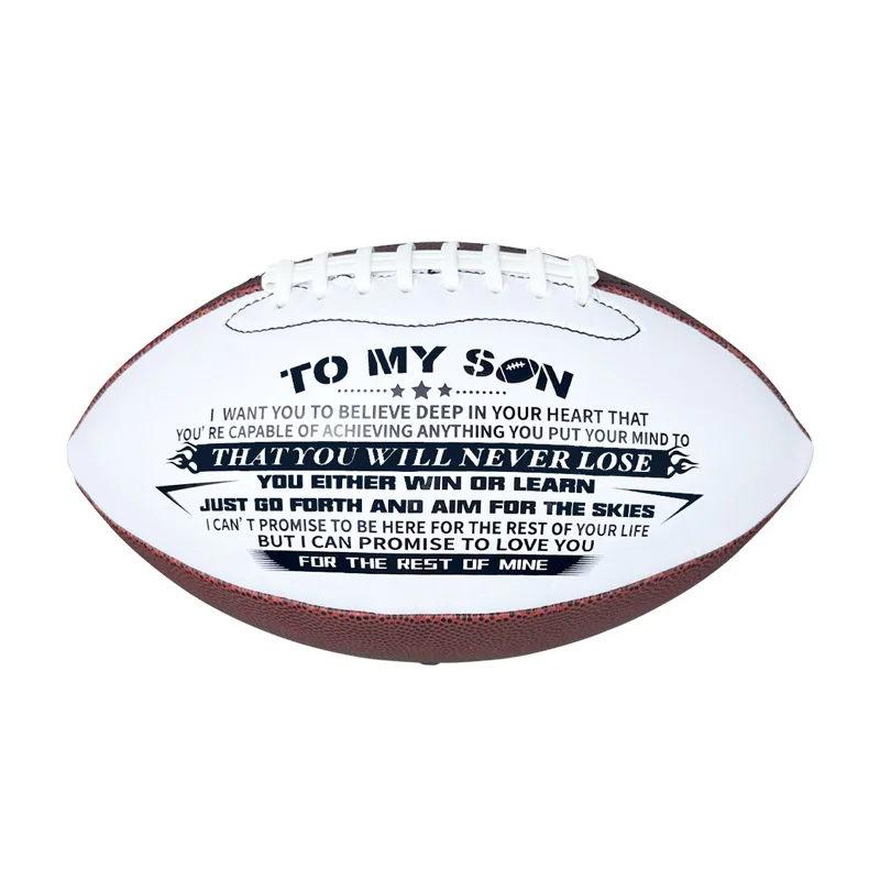 1pc Standard American Football For Outdoor Training And Recreational Play With Official Standard Size ，Size 9 Rugby ,Birthday An