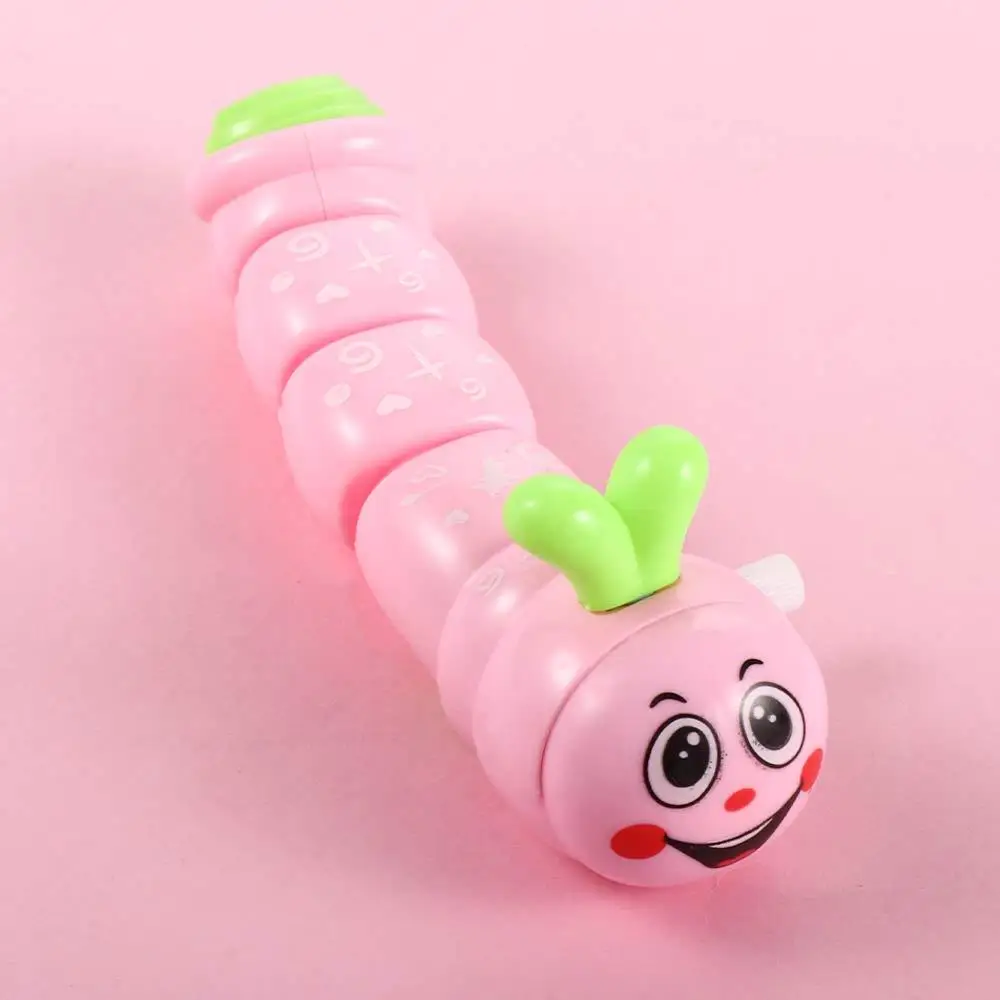 Educational Funny Wind Up Fun Baby Toys Winding Toys Clockwork Rainbow Caterpillar Shape Clockwork Caterpillar Toy