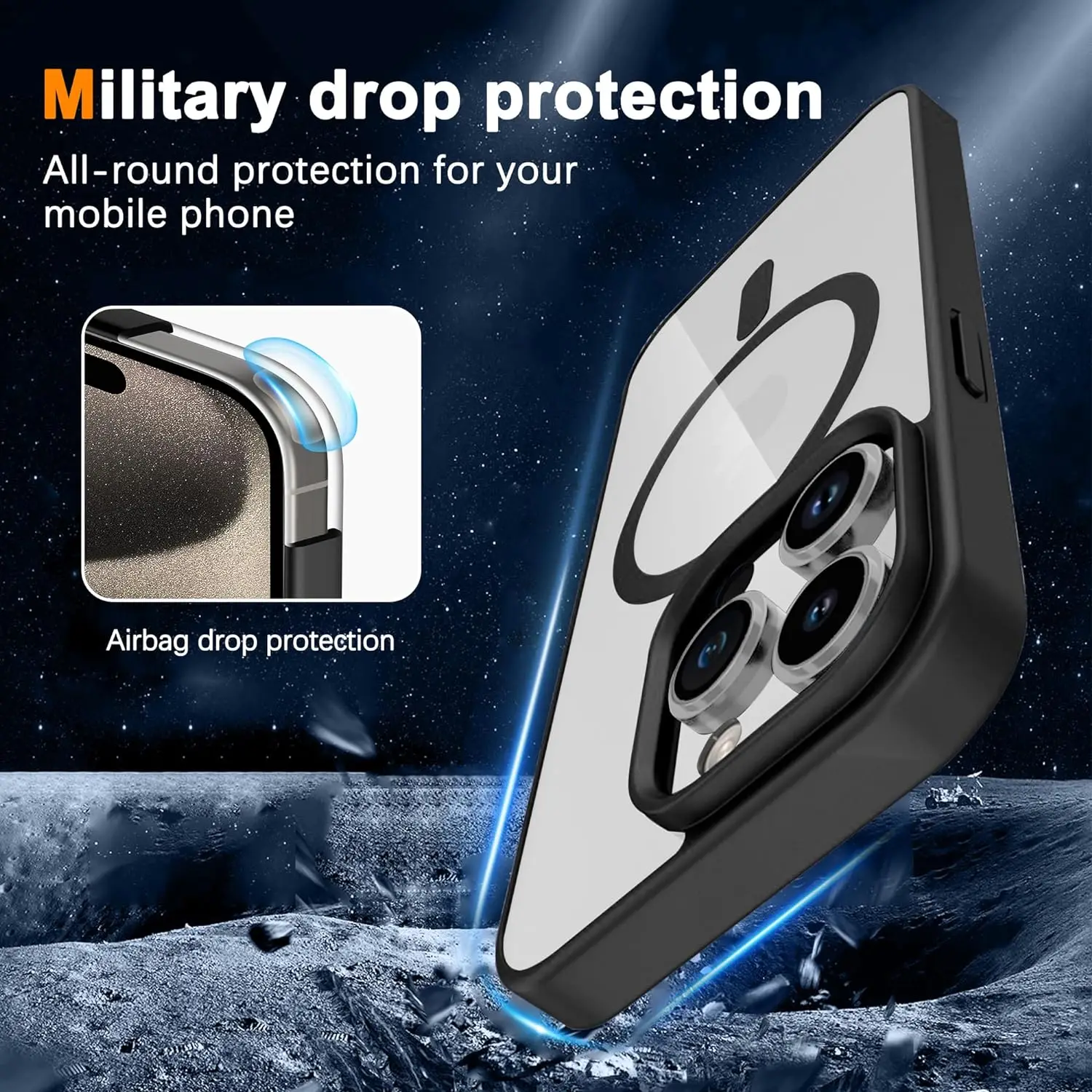 Ultra Clear Anti-Yellowing MagSafe Compatible iPhone Protective Case