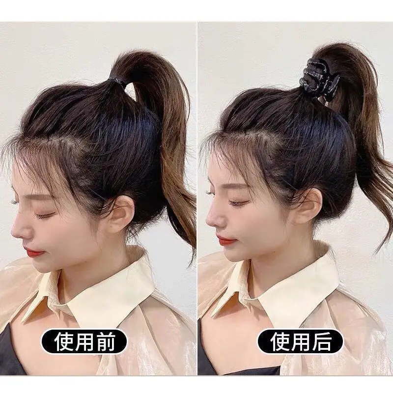 Large High Horsetail Catch Fixed Artifact Jinchen Paragraph With Small Claw Clip Hairpin Headdress Female Shark Head Clamps