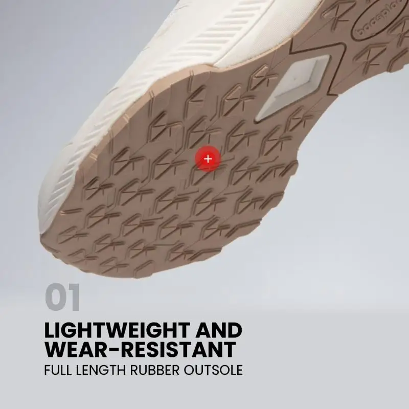 Baasploa Women Hiking Shoes Outdoor Climbing Breathable Anti-slip Sneakers Female Lightweight Mesh Elastic Buckle Walking Shoes