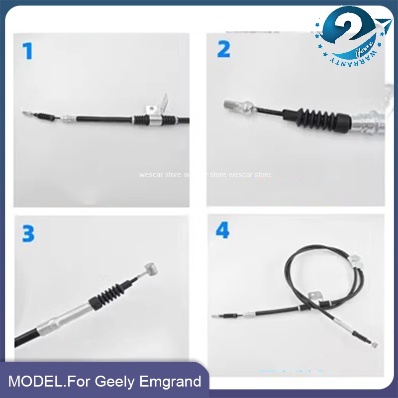 Original Hand Brake Cable FOR GEELY EMGRAND EC715 EC718 EC7-RV Parking Brake Line 2pcs/set