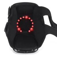 Smart cordless knee massager with vibration for joint relief.