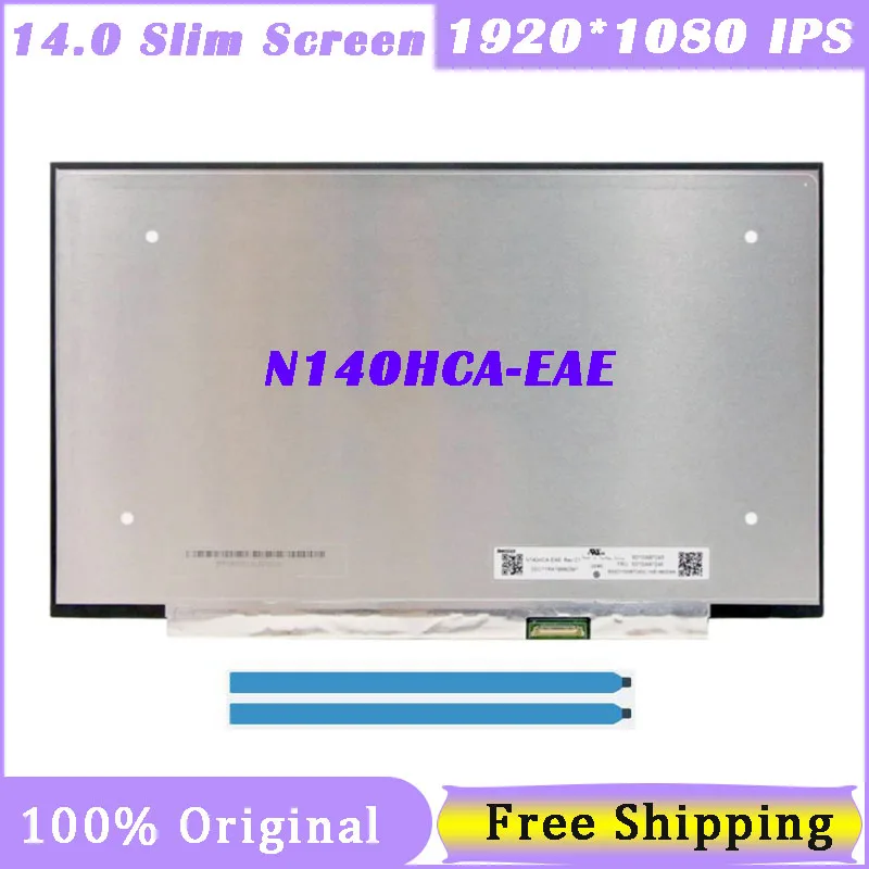 14.0 Slim Ips N140Hca-Eae B140Han04.E Nv140Fhm-N4V Per Lenovo Ideapad 5-14 3-14 Thinkpad T14 P14S Gen 2 E14 Gen 3 Gen4 Fhd 30Pin
