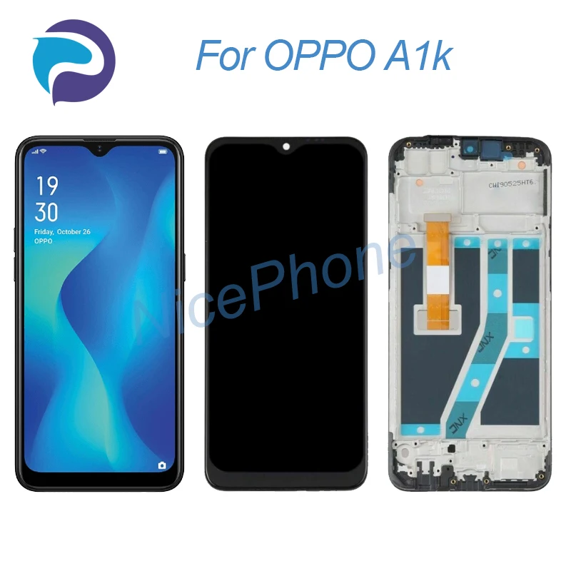 

ЖК-экран + сенсорный дигитайзер для OPPO A1k 1600*720 CPH1923 A1k, ЖК-экран