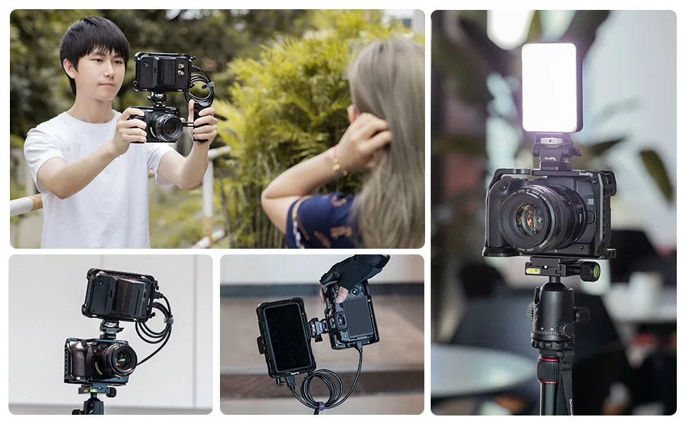 SmallRig drehbare und neigbare Monitorehalterung mit Kaltschuhhalterung, für SmallHD für Atomos Monitor/Bildschirmhalterung 2905B – Detail 15